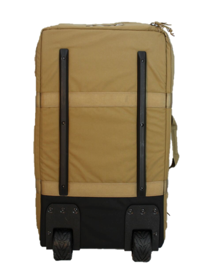 Load out bag clearance with wheels